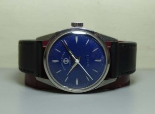 Favre Leuba Seaking Geneve Handaufzug Stahl Uhren Watch H511 Blau Bild