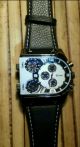 Armbanduhr Uhren Uhr Sport Multifunktion Herrenuhr Chrono Lederuhr Rechteck Armbanduhren Bild 1