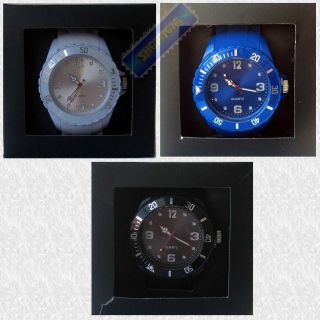 Damen / Herren - Armbanduhr Uhr Mit Silikonarmband,  Verschiedene Farben Auswahl Bild