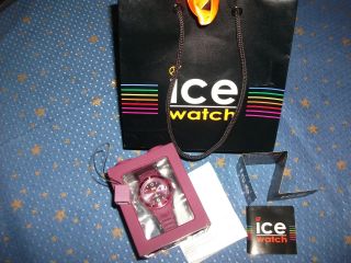 Uhr Ice Watch Beere Armbanduhr Unisex Bon Verpackung Sammelanhänger Schön Bild