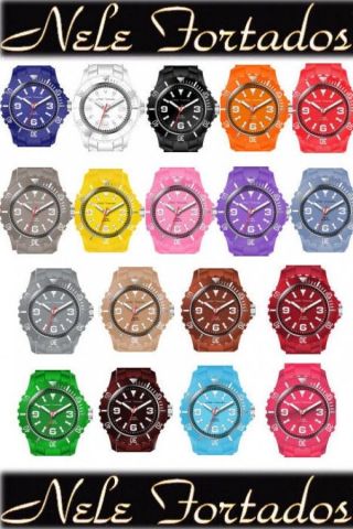 Silikon Armbanduhr Nele Fortados Trend Damen Herren Uhr Bild