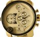 Kingstar Xxxl Herrenuhr Zwei Zeitzonen Analog Armbanduhr Pu Lederarmband Armbanduhren Bild 1