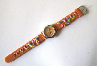 Kinderuhr Armbanduhr Quartz Wasserdrache Orange Kinderarmbanduhr Bild
