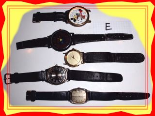 E) Konvolut Quarz Armbanduhren,  Timex,  Fossil Usw. Bild