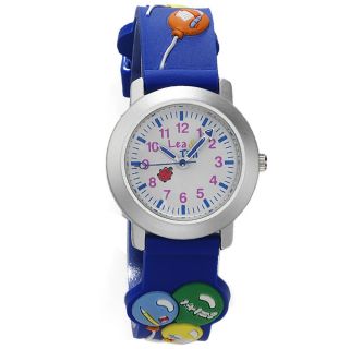 Kinder - Armbanduhr In Blau Von Quarz Analog Kinderuhr Lea Und Tim Uhr Bild
