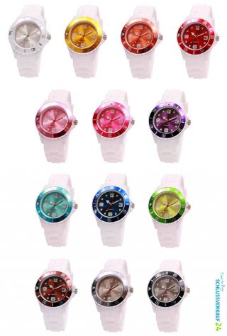Sv24 Armbanduhr Watch Topring Xl Silikon Uhr Damen Herren Quarz Sport Uhren Bild
