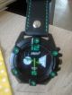 Klassisch Edle Herrenuhr Schwarz/grün Armbanduhren Bild 2