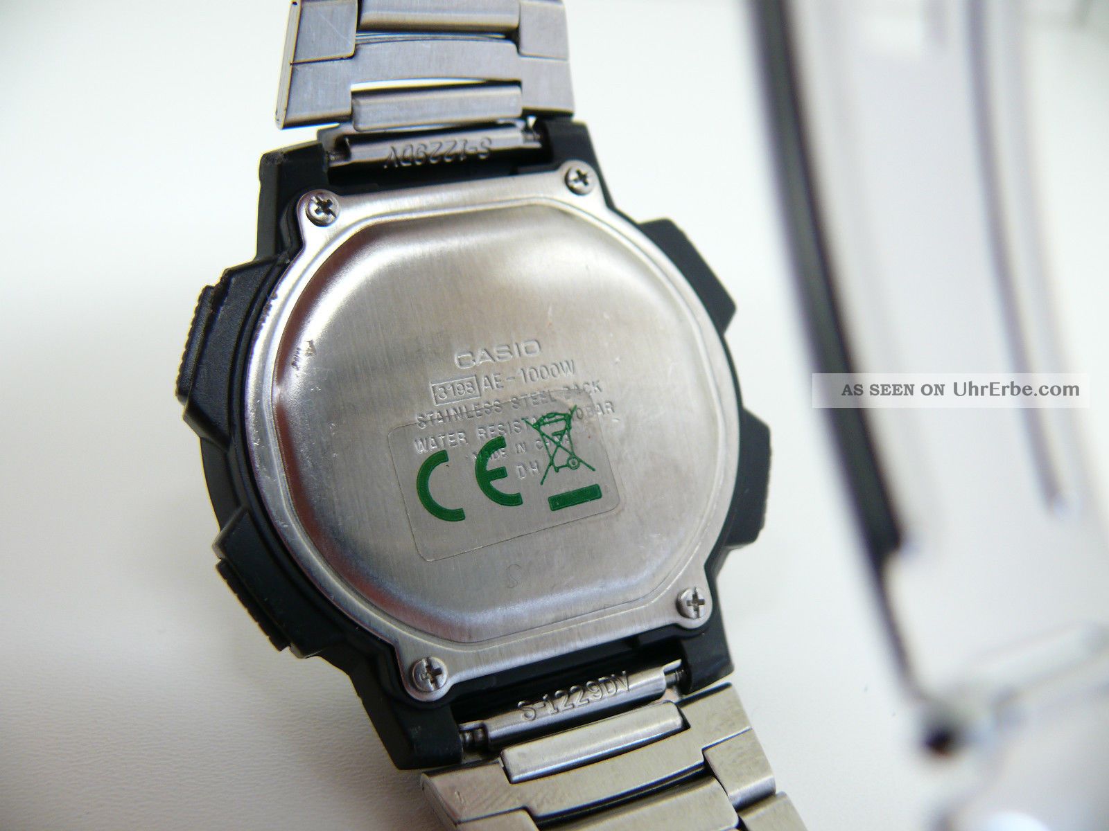 Casio Ae 1000w 3198 World Time Led Herren Armbanduhr Alarm Wecker 10