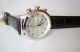 Modern Herren Uhr 6152g1bl «speedometer»,  Leder,  Chronograph,  Analog,  1jahrgar Armbanduhren Bild 1