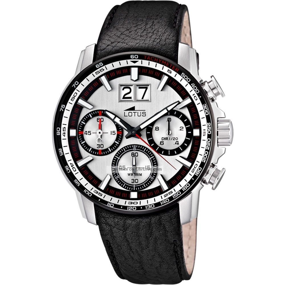 Lotus Chronograph 10115 - 1 Fliegeruhr Herrenuhr Casual Edelstahl Uhr Watch Ovp Armbanduhren Bild