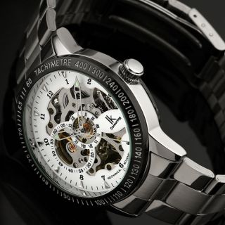 D Herrenuhr Automatik Edelstahl Herren Armband Uhr / Wm380 Bild