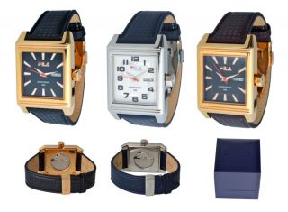 Fila Herren Automatik Uhren Modellreihe Fa 0886,  Stainless Steel,  Lederarmband Bild