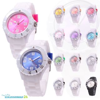 Sv24 Watch Armbanduhr Bunte Silikon Uhr Damen Herren Quarz Uhren Farbwahl Bild