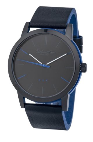Modische EichmÜller 2 - Farben Design Uhr 4004 Herrenuhr Damenuhr Watch,  Blau Bild