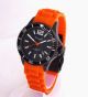 Beliebte EichmÜller Uhr 10 Atm Lifestyle Design Armbanduhr Herrenuhr Orange Armbanduhren Bild 1