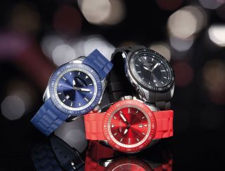 Armbanduhr Metallgehäuse Silikonarmband 3 Verschiedene Farben Reflects - Trend Bild