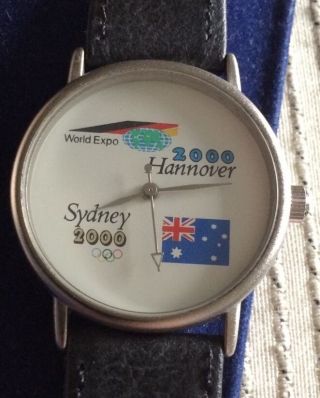 Scs International Armbanduhr Hannover Uhr Sammleruhr Expo 2000 Sydney Hannover Bild