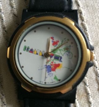Scs International Armbanduhr Uhr Sammleruhr Hannover Bunt Wie Nana ' S Nani ' S Bild