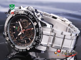Fafada Weide Fashion Präzise Quarz Armbanduhr Herrenuhr Uhr Uhren Analog Schwarz Bild