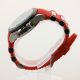 Herren Vive Armband Uhr Silikonband Rot Watch Analog Digital Quarz 105 Armbanduhren Bild 3
