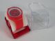 Silikonuhr Silikon Armbanduhr Round & Square Rot In Pvc Box Uhr Unisex Armbanduhren Bild 1