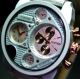 Animoo Xxl Armbanduhr In Weiß RosÈ Dual - Time Leder Herrenuhr Armbanduhren Bild 1