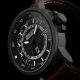 D Fliegeruhr Herren Uhr Schwarz Leder Armband Quarz / Military Royale™ Mr084 Armbanduhren Bild 3