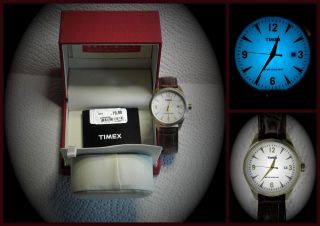 Neu: Timex T2n532 Herren Uhr Datum,  Indiglo Beleuchtung Ovp Uvp 79,  90€ Bild