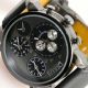 Herren Vive Xxl Armbanduhr Leder Edelstahl Black Schwarz Watch Uhr 3uhrwerke Armbanduhren Bild 7