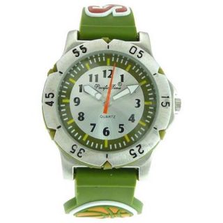 Core Kids/kinder Uhr Armbanduhr Aus Silikon/oliv/grün/sports/basketball 21704 Bild