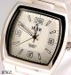 Retro Klassisch 60 ' S 70 ' Poliert Silber Satin Designer Herren Handgelenk Armbanduhren Bild 4