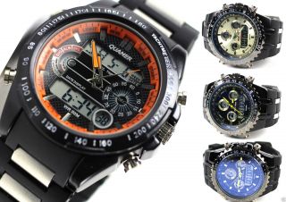 Herrenuhr Digital,  Analog Uhr Armbanduhr Sport Watch Quarz Datum,  Tag,  Licht Bild