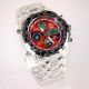 Herren Vive Armband Uhr Edelstahl Massiv Silber Watch Analog Digital Quarz Armbanduhren Bild 1