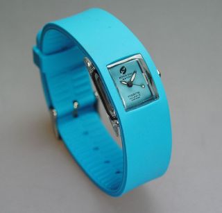 Imazine Lady Watch Uhr Damenuhr Armbanduhr - Aquamarine Hellblau Blau Silikon Bild