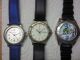 5 Armbanduhren Die Laufen - Ascot - Q&q - Fit Fun - Analog - Leder - Kunststoff - Neue Batteri Armbanduhren Bild 1