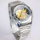 Elegante Herren Vive Automatik Armband Uhr Goldene Uhrwerk Silber Uvp 69€ Armbanduhren Bild 3
