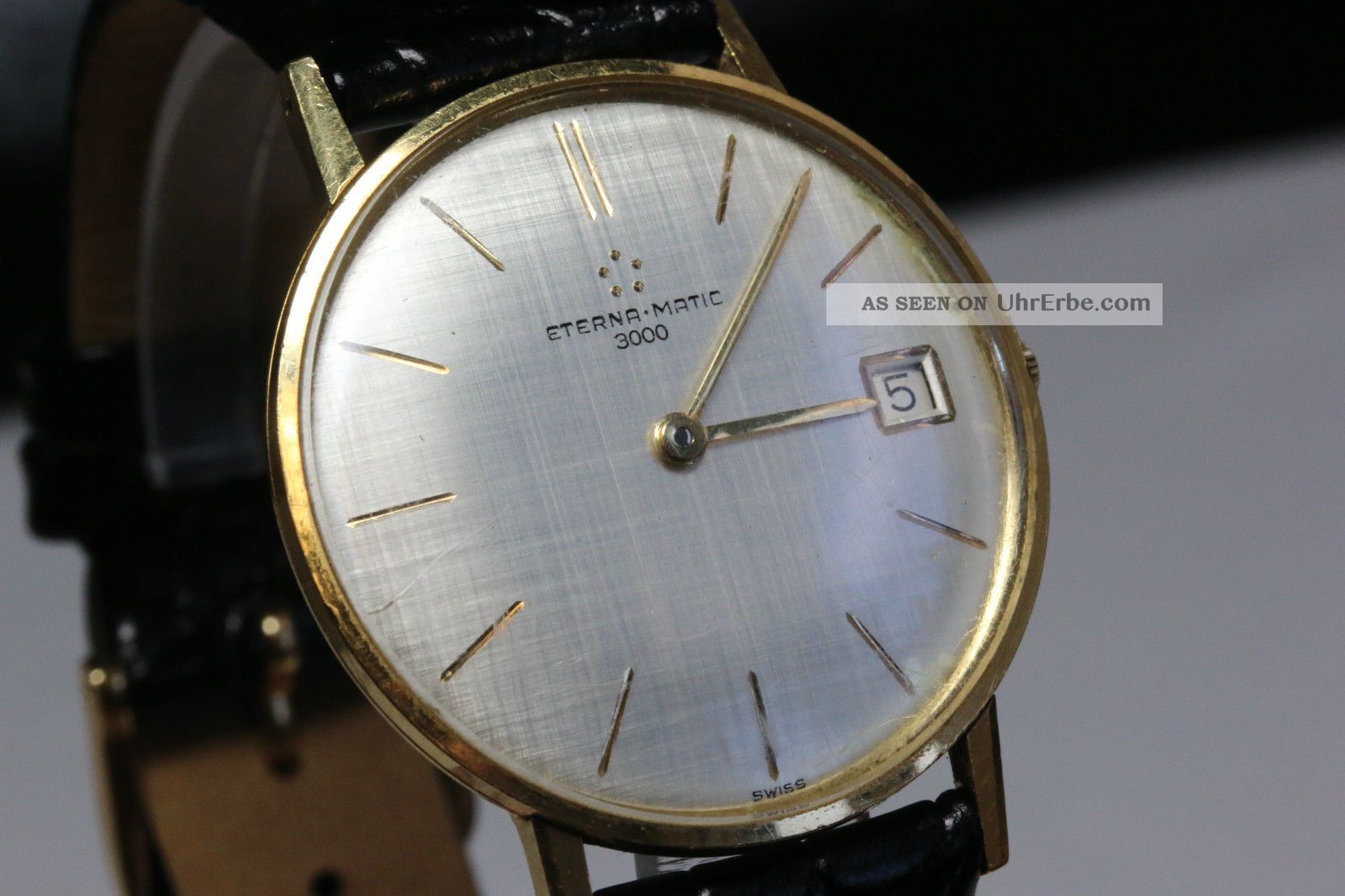 Eterna - Matic 3000 Gold,  Automatikwerk,  Inkl.  Box Und Papiere Avs2722 Dif Rwt1 Armbanduhren Bild