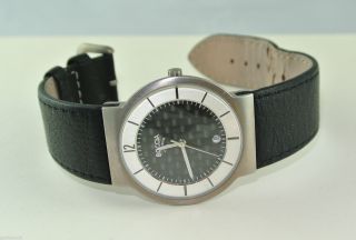 Boccia Titanium Herren - Armbanduhr / Quarz / Titan M Lederarmband Bild