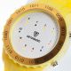 Detomaso Spacy Timeline Unisex Armbanduhr Silikon Binär Gelb Carbon Weiss Armbanduhren Bild 2