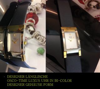 Osco - Time HÜbsches Style LÄngliches Form Damen Uhr In Bi - Color Bild
