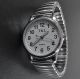 Damen Quartz Uhr Flexband Zug Armband Edelstahl Damenuhr Herrenuhr Leuchtzeiger Armbanduhren Bild 1