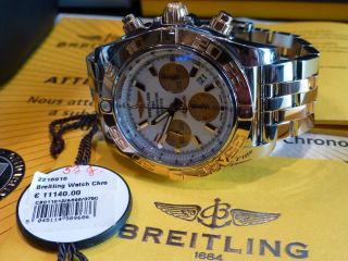 Breitling B01 Stahl/gold Chronomat 44,  Chronograph,  Automatik Bild