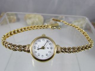 Firetti Damen Armbanduhr Quarz 375er Gold 17 Cm Lang Batterie Bild