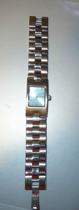 Damen - Armbanduhr - Hellblaues Ziffernblatt,  - Quarz,  - Batterie Bild