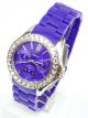 Esprit Damen - Armbanduhr Dolce Vita Analog Es105172004 Lila Violett Glitzer Armbanduhren Bild 2