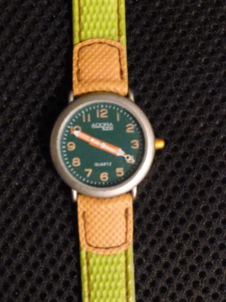 Kinder - Armbanduhr Grün/orange Bild
