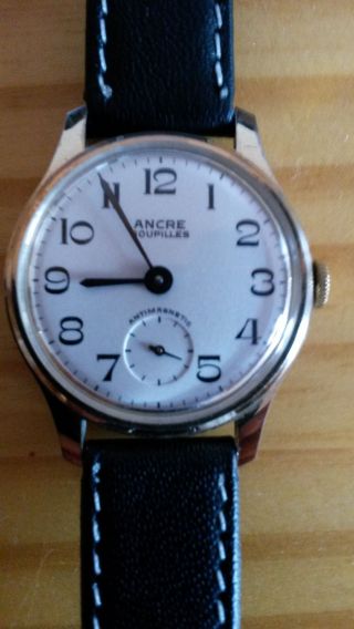 Ancre Goupilles Armbanduhr Vintage Wristwatch Bild