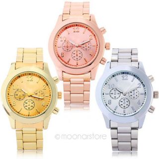 2014 Frauen Mädchen Unisex Exquisit Charm Rostfrei Stahl Quartz Wrist Uhr Bild