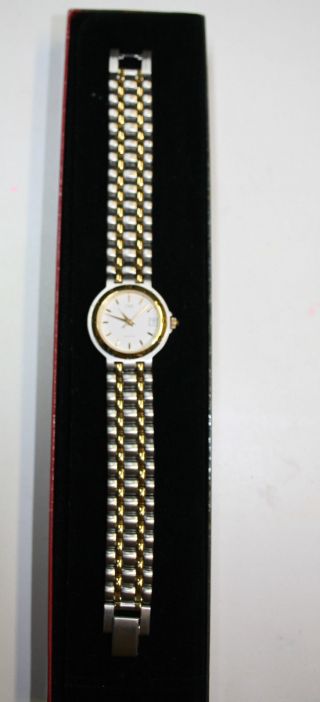 Damen Armbanduhr,  Cmi,  Bicolor,  Edelstahl,  Datumsanzeige,  Neue Batterie Bild