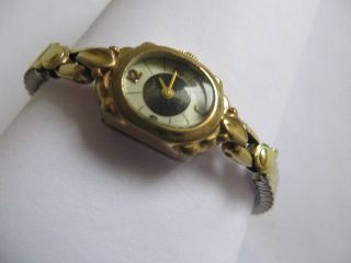 Alte Anker Schweiz Damen Armbanduhr 17 Jewels Handaufzug 1950 Läuft Gut Bild